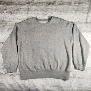 SPAO K-Fashion Grey Soft and Cozy Fleece Relaxed Fit Sweatshirt Size L / 170/92A